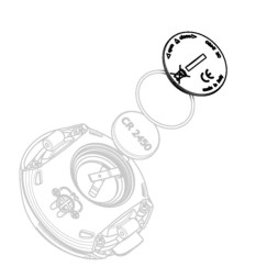 КРЫШКА БАТАРЕЙНОГО ОТСЕКА PUCK PRO БЕЗ O-RING