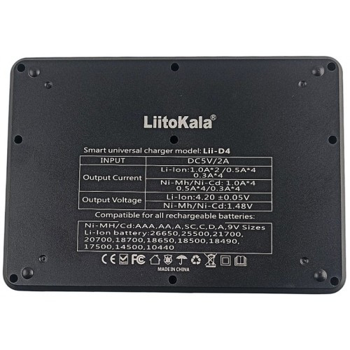 Зарядное устройство Liitokala «Lii-D4»
